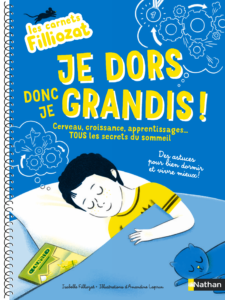Couverture du livre Je dors bien, je grandis mieux ! – Tout comprendre sur le sommeil et bien dormir d'Isabelle Filliozat — Nathan