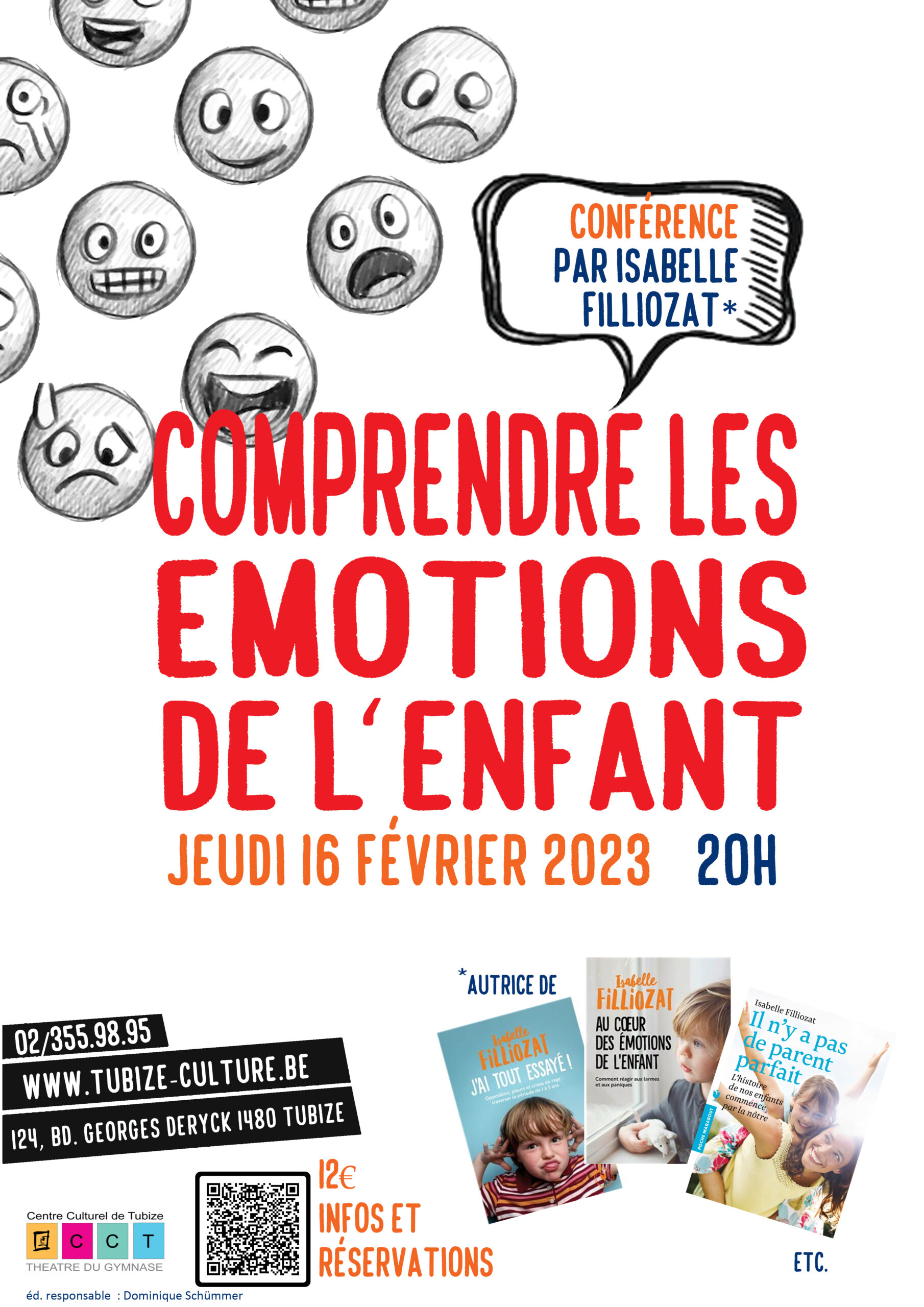 Comprendre les émotions de l'enfant - Conférence Isabelle Filliozat, Février 2023 - Belgique