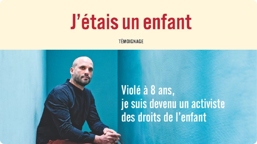 Arnaud Gallais - J'étais un enfant - Article site d'Isabelle Filliozat