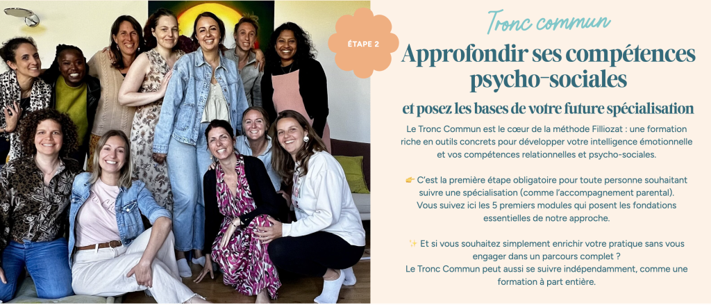 présentation du tronc commun de l'institut Filliozat