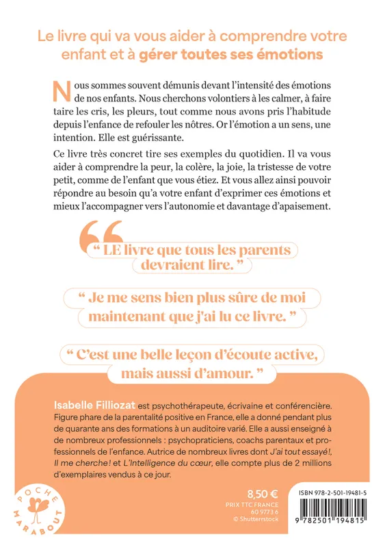 Au coeur des émotions de l'enfant - 4ème (Marabout 2026)