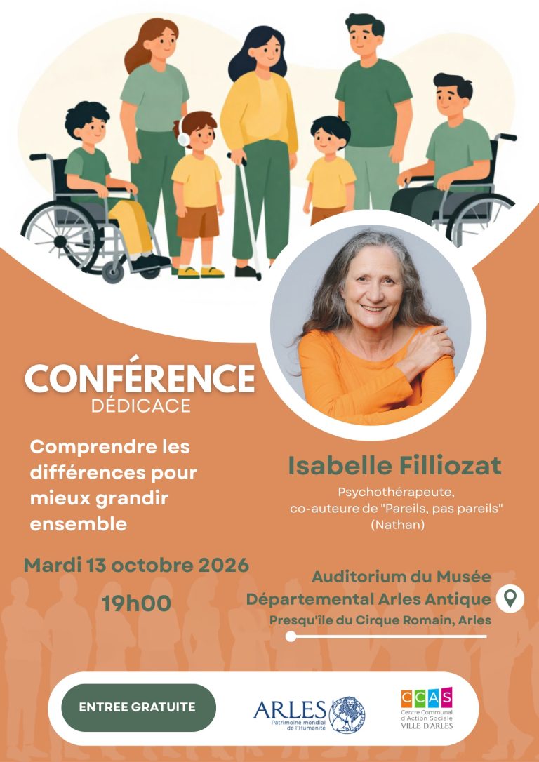 Isabelle Filliozat – Conférence « Comprendre les différences pour mieux grandir ensemble » à Arles